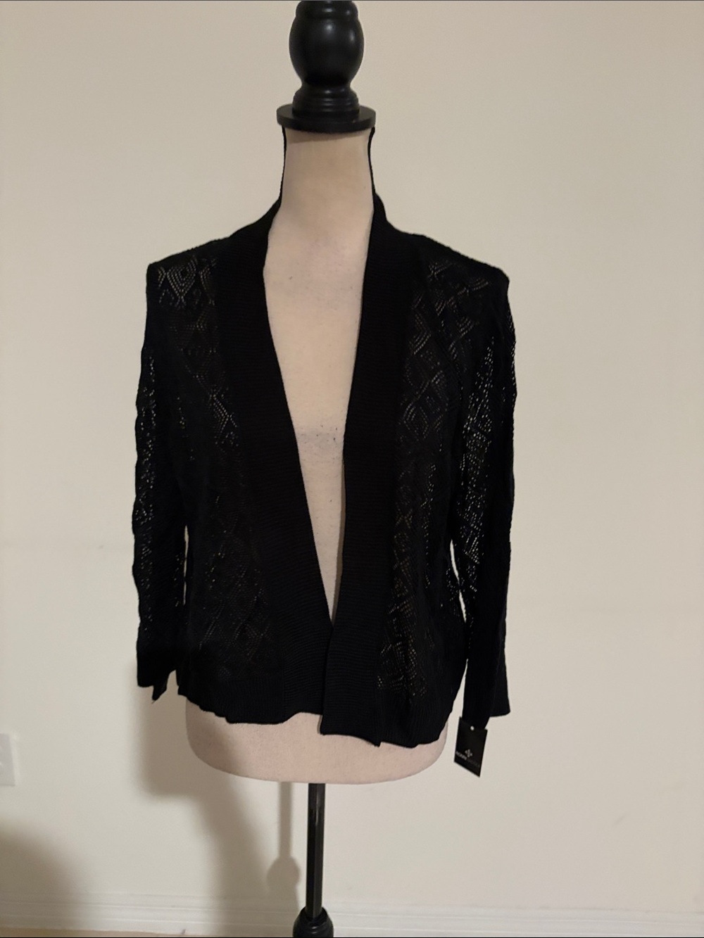 NWT ronni nicole XXL 2X open knit sweater shawl 2021